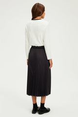 CELINA PLEATED MIDI SKIRT