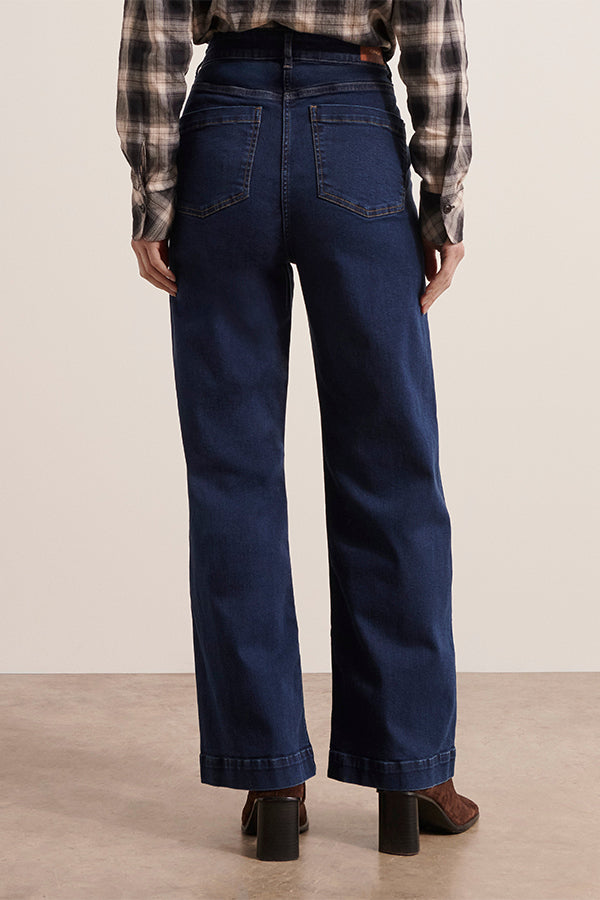 PALIA WIDE BRIDGE EFFECT JEANS