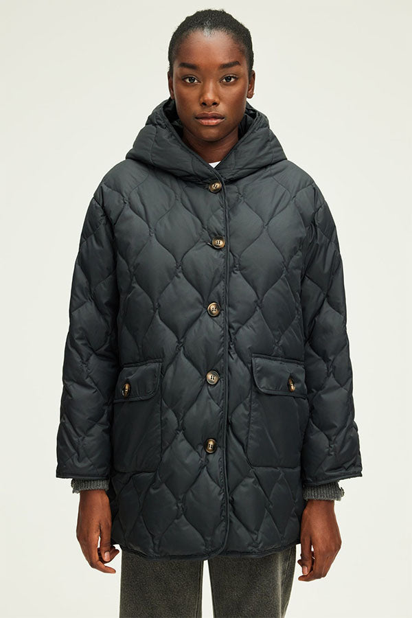 LYA HOODED QUILTED DOWN JACKET