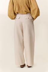 PARWIN WIDE DRAWSTRING TROUSERS