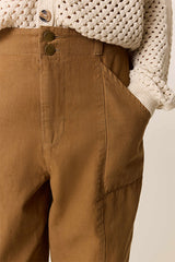 PIALA PLAIN MUSTARD TROUSERS