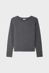 JOLYANNE RIBBED WOOL SWEATER