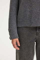 JOLYANNE RIBBED WOOL SWEATER