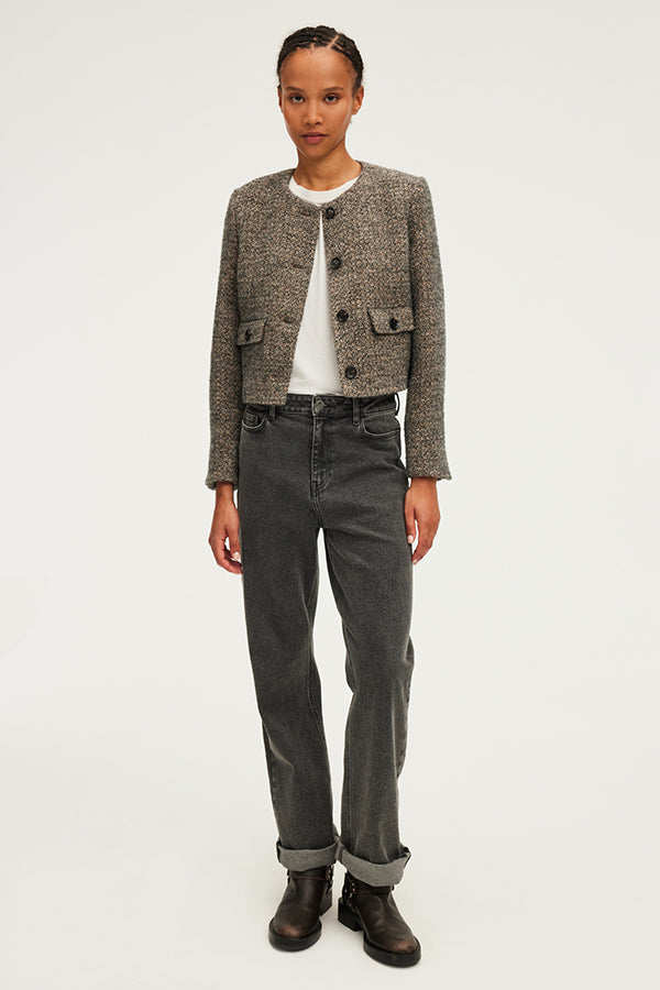 MARJANE LUREX TWEED SHORT JACKET