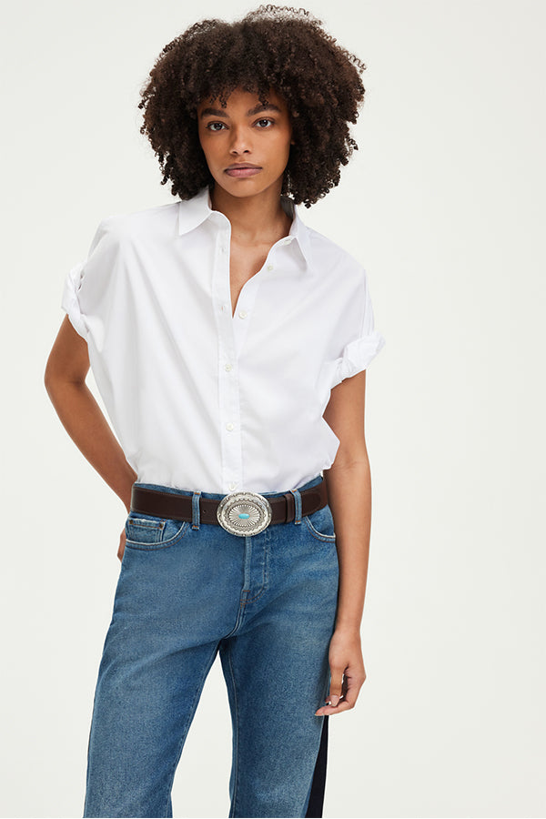 UREN OVERSIZE POPLIN SHIRT