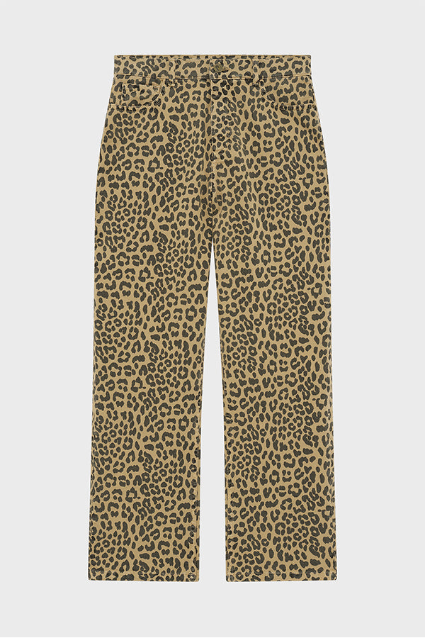 LILO LEOPARD STRAIGHT JEANS