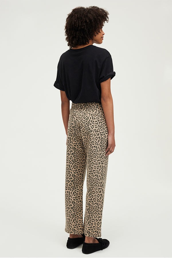 LILO LEOPARD STRAIGHT JEANS