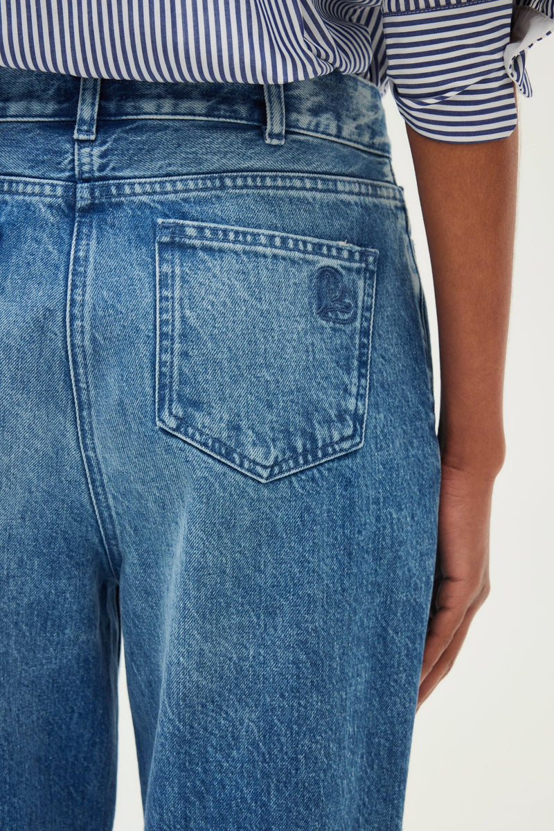 LUMA STRAIGHT TURN-UP JEANS