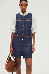 PYRA SLEEVELESS DENIM DRESS
