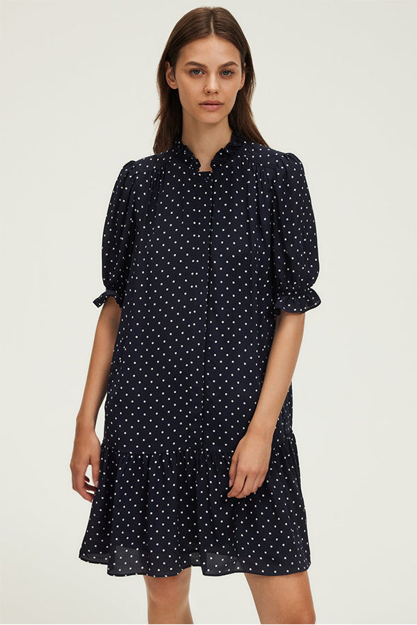 PALERME LOOSE POLKA DOTS MINI DRESS