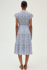 PHILBERTA FLORAL WAISTED MAXI DRESS