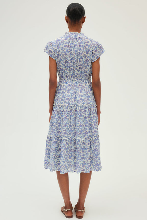 PHILBERTA FLORAL WAISTED MAXI DRESS