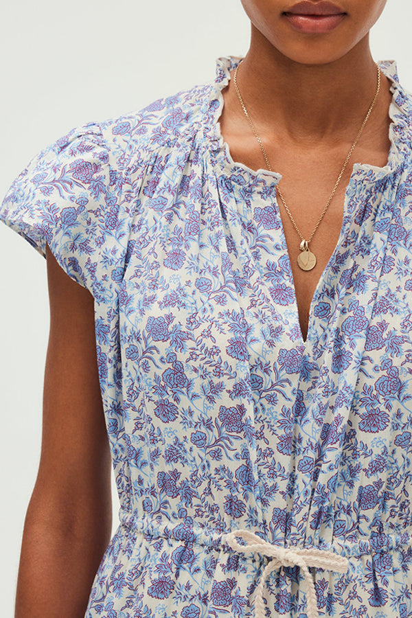 PHILBERTA FLORAL WAISTED MAXI DRESS