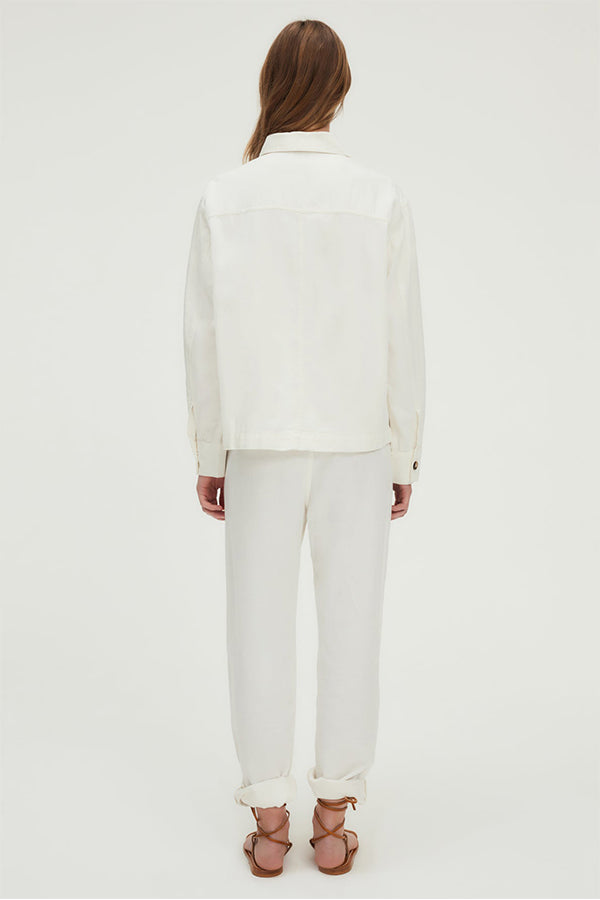 RONJA COTTON LINEN OVERSHIRT