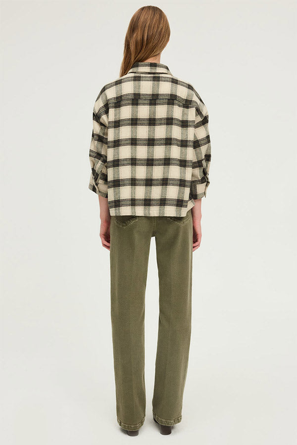 ALMA CHECKED OVERSHIRT