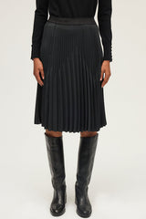 BLUE PLEATED SKIRT