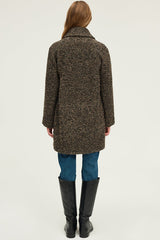 MIRTHA HERRINGBONE BOUCLETTE COAT