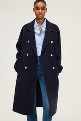 MARISOL GOLDEN BUTTONS LONG COAT
