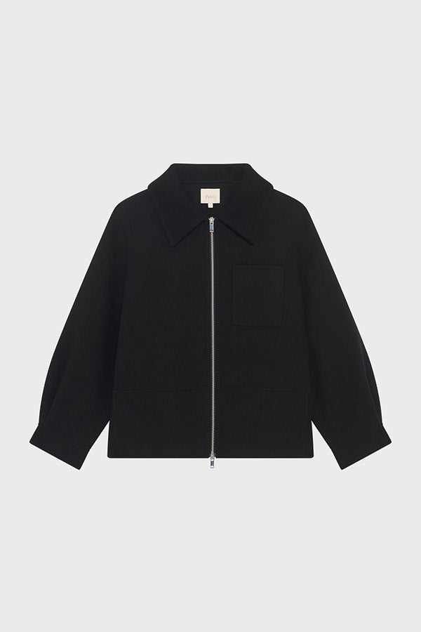 MAELIA DOUBLE FACED WOOL JACKET