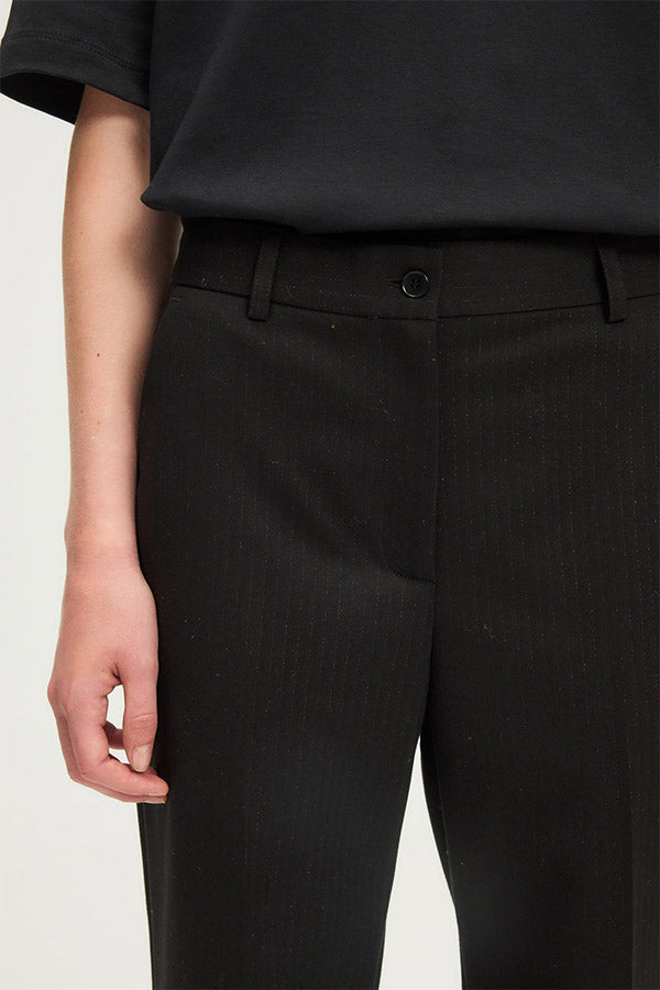 CLARAINE LUREX PINSTRIPESUIT TROUSERS