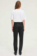 CAPRICE FINE STRIPES SLIM TROUSERS