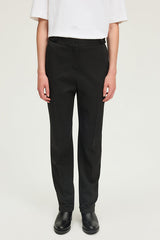 CAPRICE FINE STRIPES SLIM TROUSERS