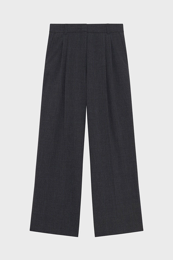 CORINTHA WIDE LEG PRINCE OF WALES TROUSERS
