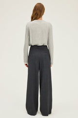 CORINTHA WIDE LEG PRINCE OF WALES TROUSERS