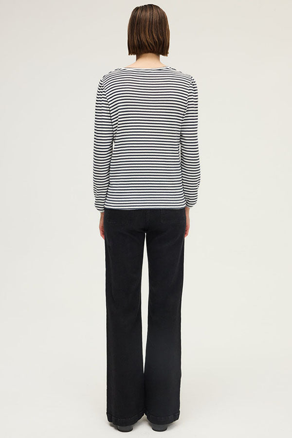 HELIA LUREX SAILOR STYLE T-SHIRT