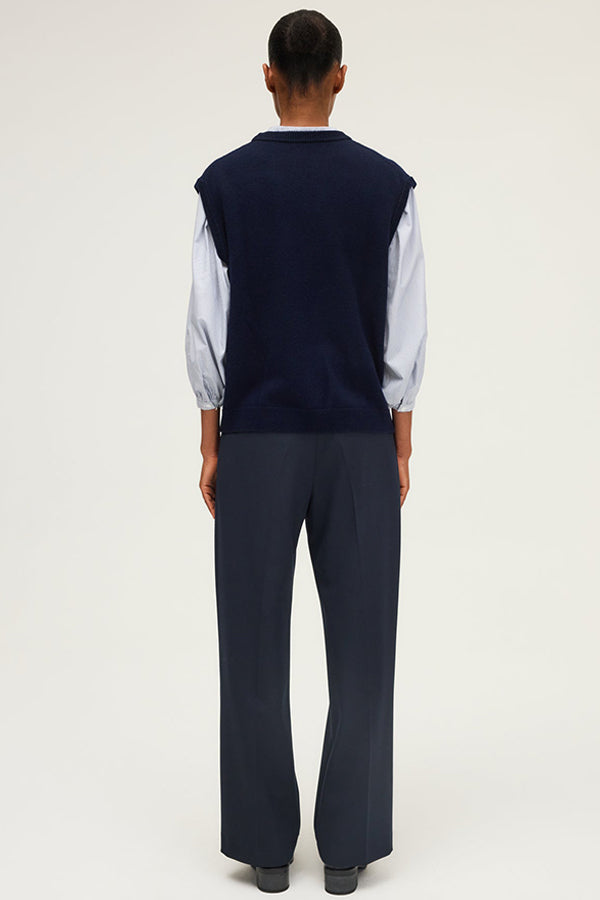 ERMINIA WOOL SLEEVELESS SWEATER
