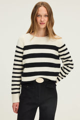 EMERA STRIPED WOOL SWEATER