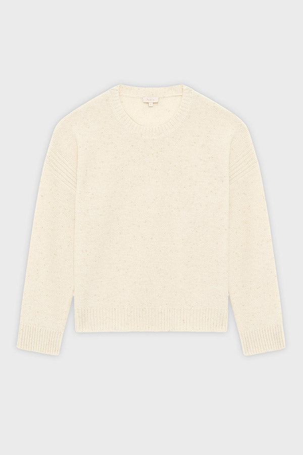 ENORE LUREX WOOL LOOSE FIT SWEATER