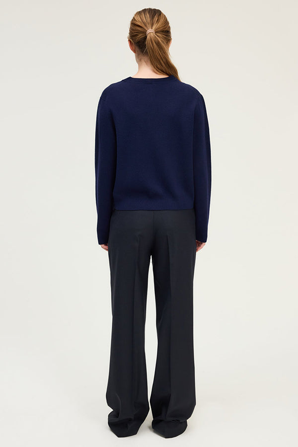 EMELINE BLOUSE COLLAR CARDIGAN