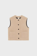 NOEMI SLEEVELESS WOOL VEST