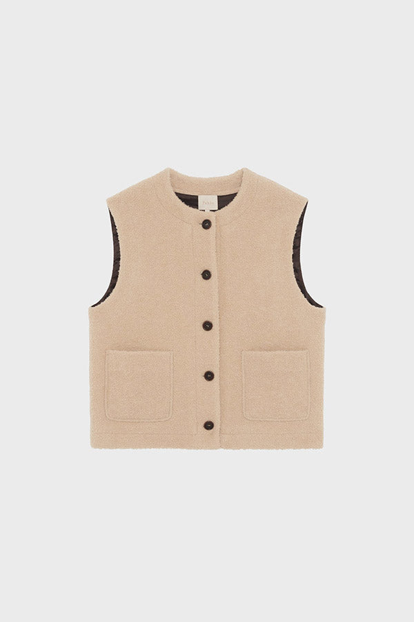 NOEMI SLEEVELESS WOOL VEST