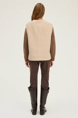 NOEMI SLEEVELESS WOOL VEST