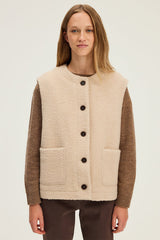 NOEMI SLEEVELESS WOOL VEST
