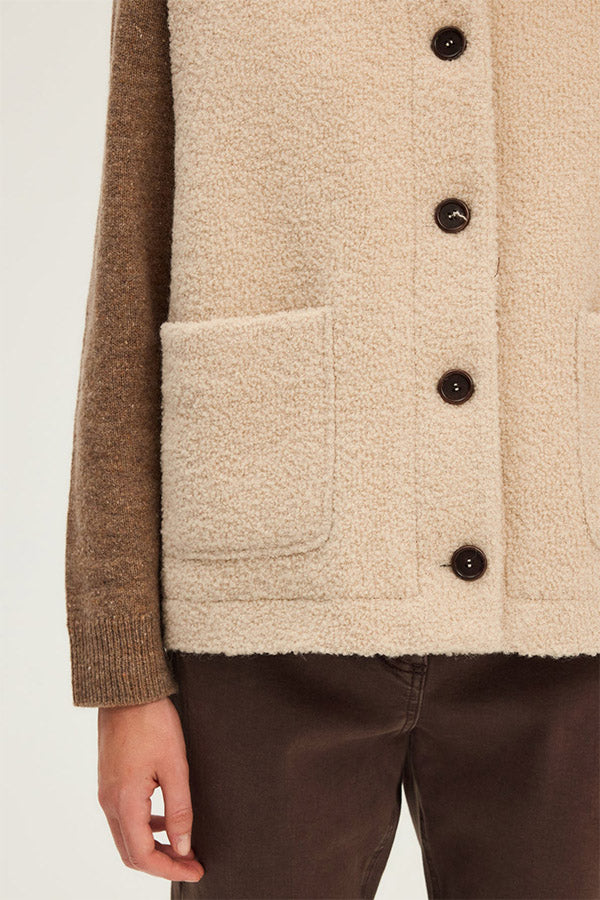 NOEMI SLEEVELESS WOOL VEST