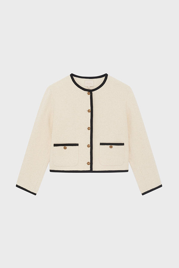 NALYA TWO TONE TWEED JACKET