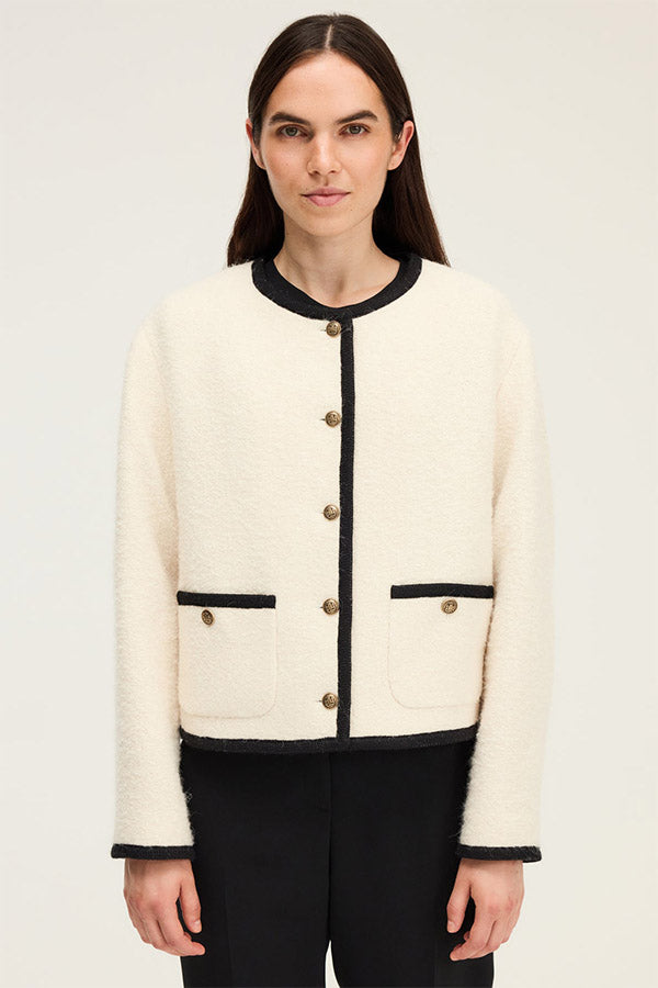 NALYA TWO TONE TWEED JACKET