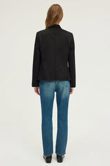 NAJIA LUREX PINSTRIPED SUIT JACKET