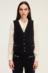 NOLA SMOOTH VELVET SUIT VEST