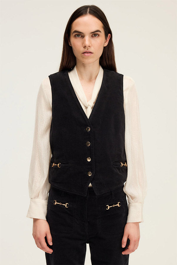 NOLA SMOOTH VELVET SUIT VEST