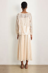 CALIXTA SEQUIN BLOUSE