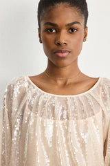 CALIXTA SEQUIN BLOUSE
