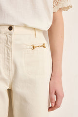 BERTIE HORSEBIT FLARED JEANS