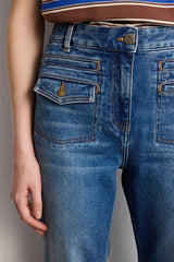 BRENDA FADED FLARE JEANS
