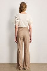 BRIANA FINE LUREX STRIPES SUIT TROUSERS