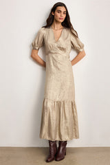 ANDREA GOLDEN MAXI DRESS