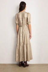 ANDREA GOLDEN MAXI DRESS